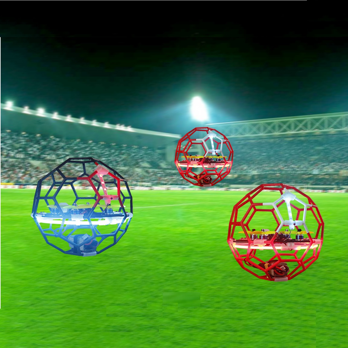 LDARC FLYBALL 230 Soccer drone, 4S power,combines drones with soccer - LDARC