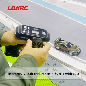 LDARC CT01 Transmitter 8CH remote controller with LCD/8CH receiver telemetry for RC Car Tank Boat